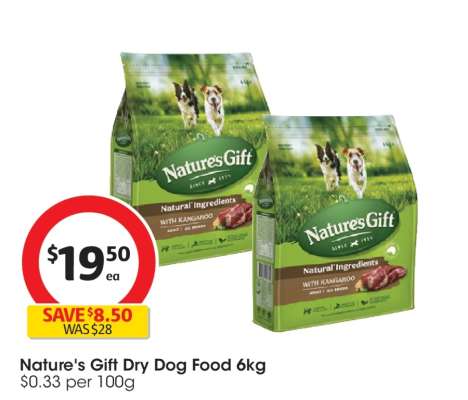 Nature's Gift Dry Dog Food 6kg