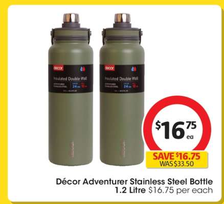 Décor Adventurer Stainless Steel Bottle