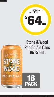 Stone & Wood Pacific Ale Cans 16x375mL