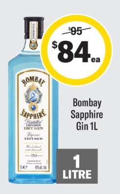 Bombay Sapphire Gin 1L