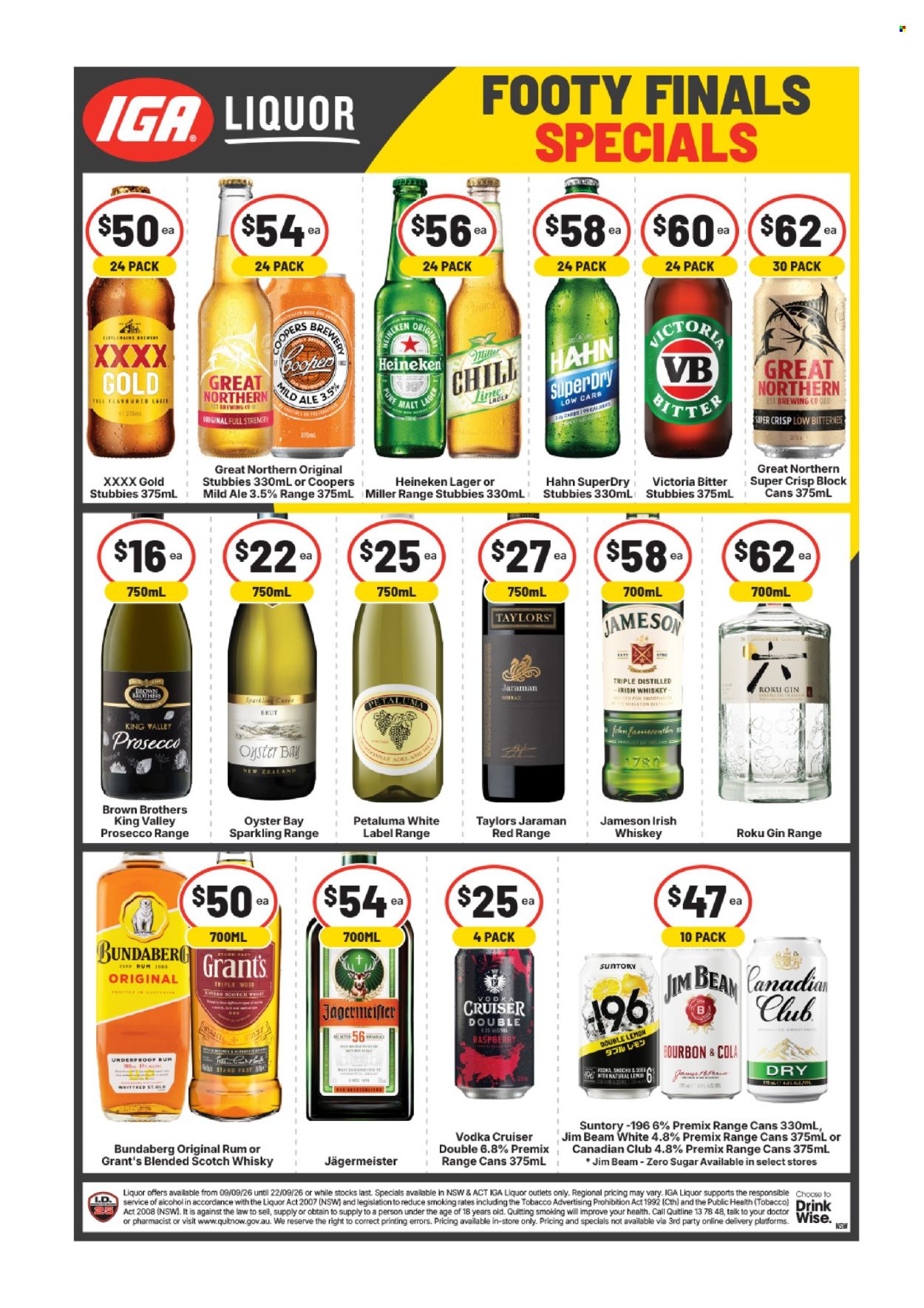IGA LIQUOR catalogue - 9.9.2026 - 22.9.2026. Page 2