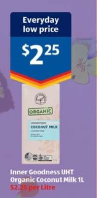 Inner Goodness UHT Organic Coconut Milk 1L