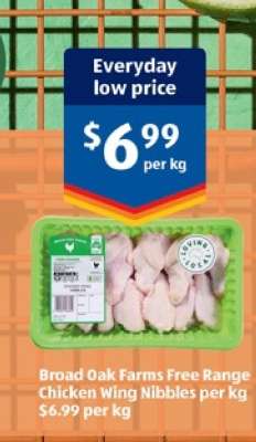 Broad Oak Farms Free Range Chicken Wing Nibbles