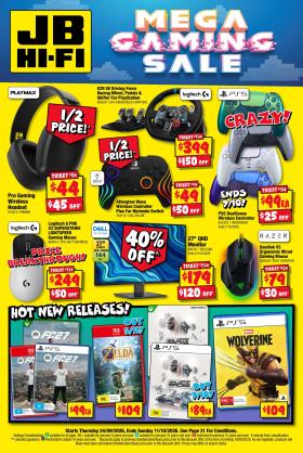 JB Hi-Fi - Mega Gaming Sale