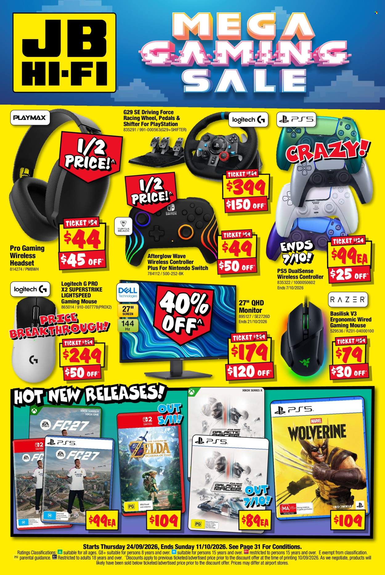 JB Hi-Fi catalogue - 24.9.2026 - 11.10.2026. Page 1