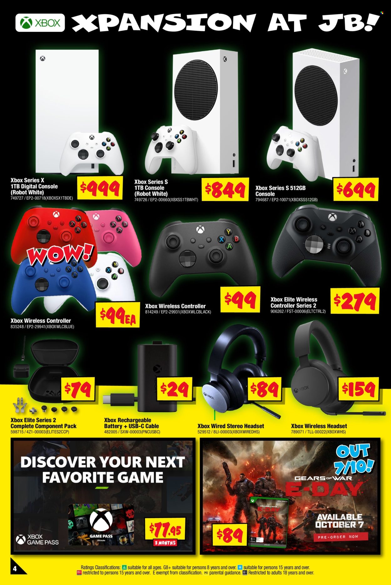 JB Hi-Fi catalogue - 24.9.2026 - 11.10.2026. Page 4