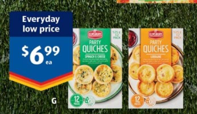 Elmsbury Party Quiches