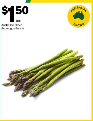 Australian Green Asparagus Bunch