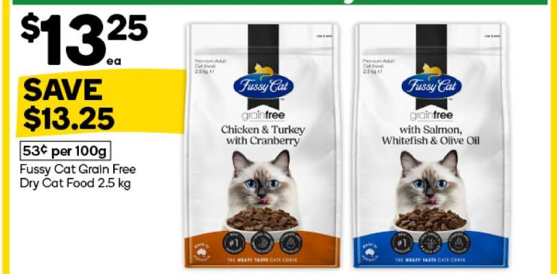 Fussy Cat Grain Free Dry Cat Food 2.5 kg