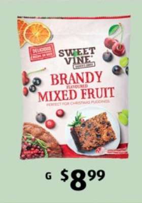 Sweet Vine Brandy Flavored Mixed Fruit