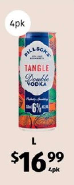 Billson's Tangle Double Vodka