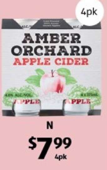 Amber Orchard Apple Cider