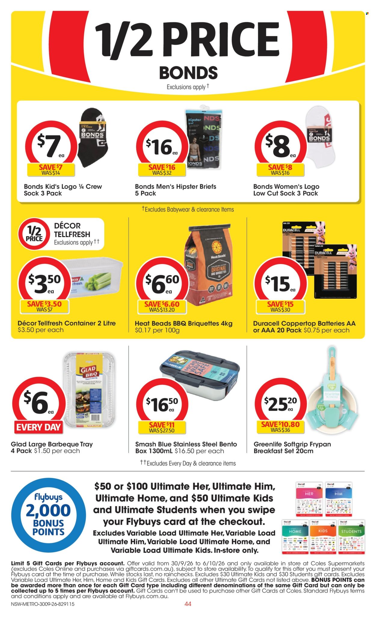 Coles catalogue - 30.9.2026 - 6.10.2026. Page 44