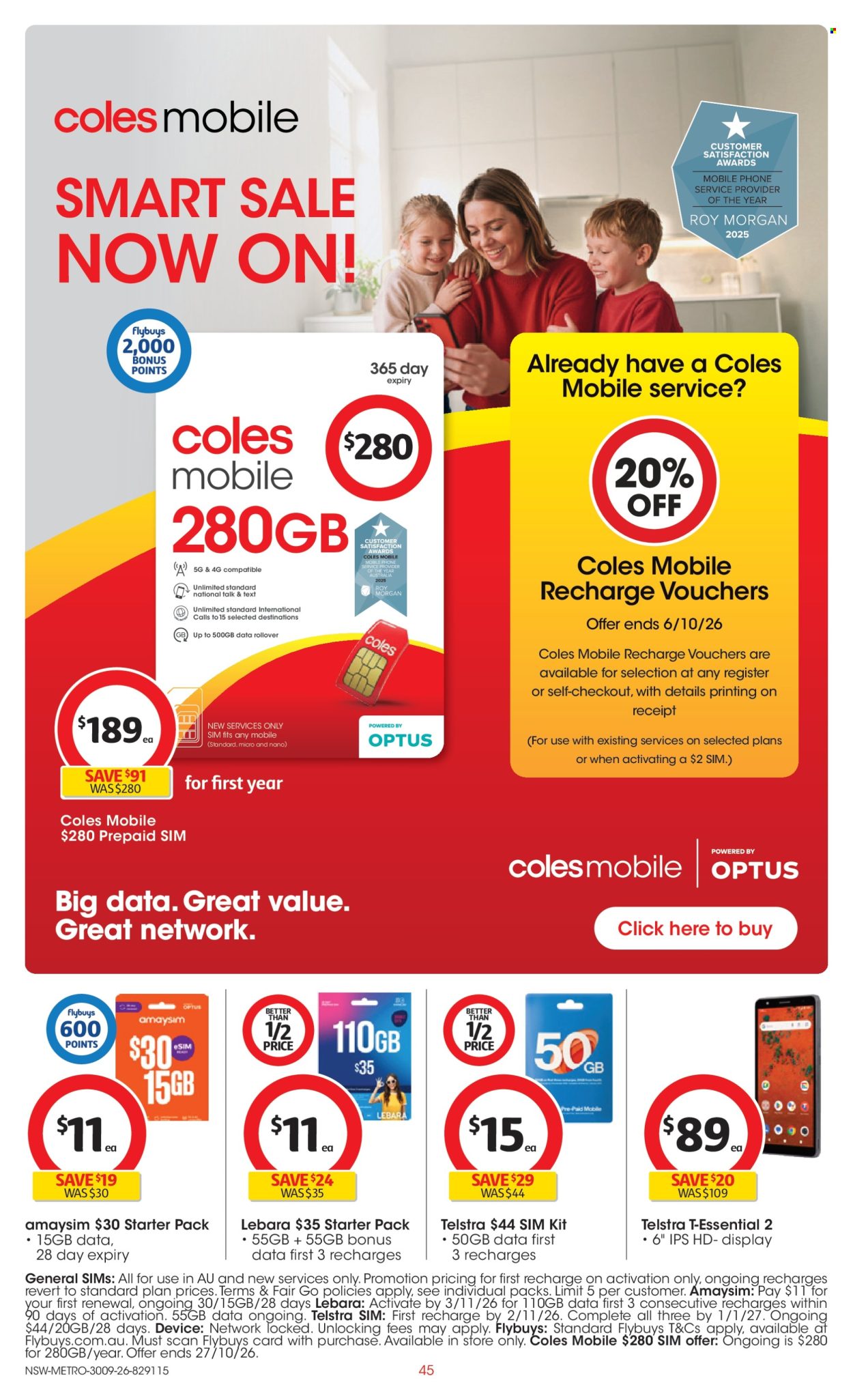 Coles catalogue - 30.9.2026 - 6.10.2026. Page 45
