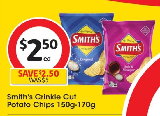 Smith's Crinkle Cut Potato Chips