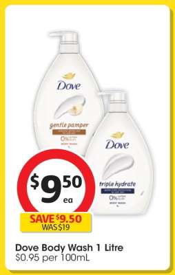 Dove Body Wash 1 Litre