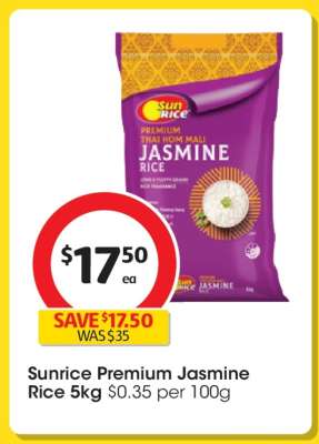 Sunrice Premium Jasmine Rice 5kg