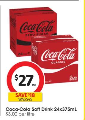 Coca-Cola Soft Drink 24x375mL