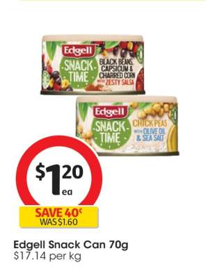 Edgell Snack Can 70g