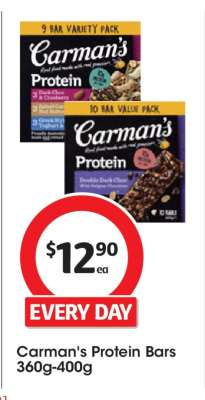 Carman's Protein Bars