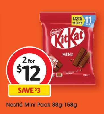 Nestlé Mini Pack 88g-158g