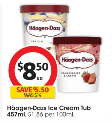 Häagen-Dazs Ice Cream Tub