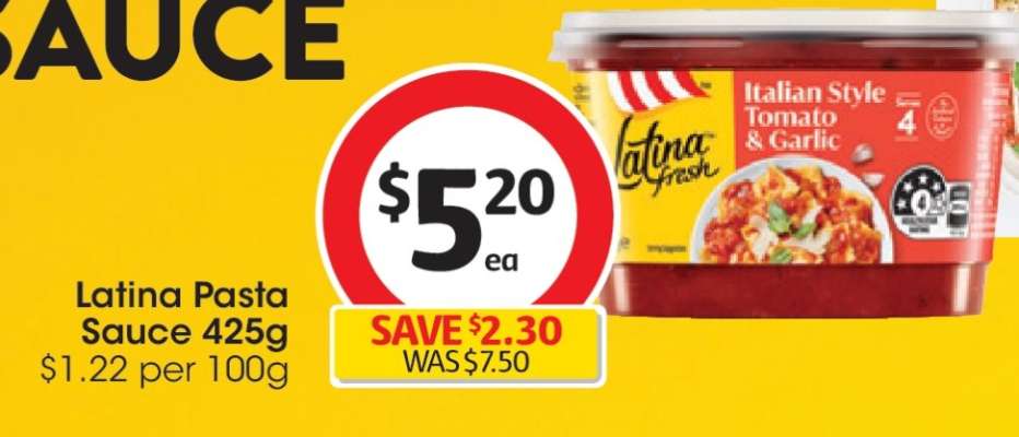 Latina Pasta Sauce 425g