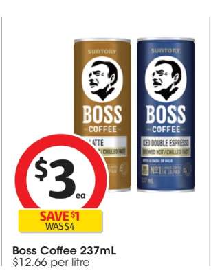 Boss Coffee 237mL