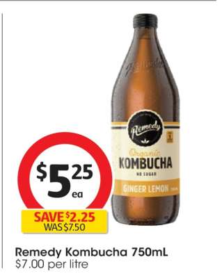 Remedy Kombucha 750mL
