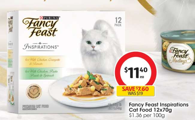 Fancy Feast Inspirations Cat Food 12x70g