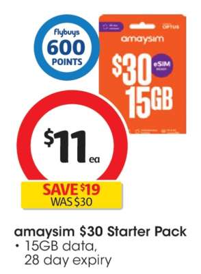 amaysim $30 Starter Pack