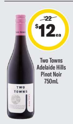 Two Towns Adelaide Hills Pinot Noir 750mL