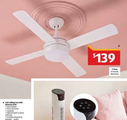 LED Ceiling Fan with Remote