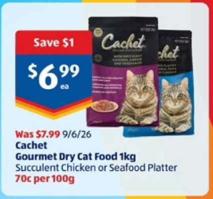 Cachet Gourmet Dry Cat Food 1kg