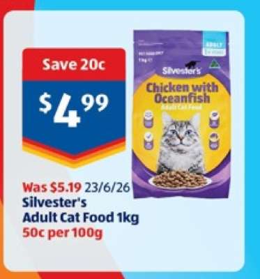Silvester's Adult Cat Food 1kg