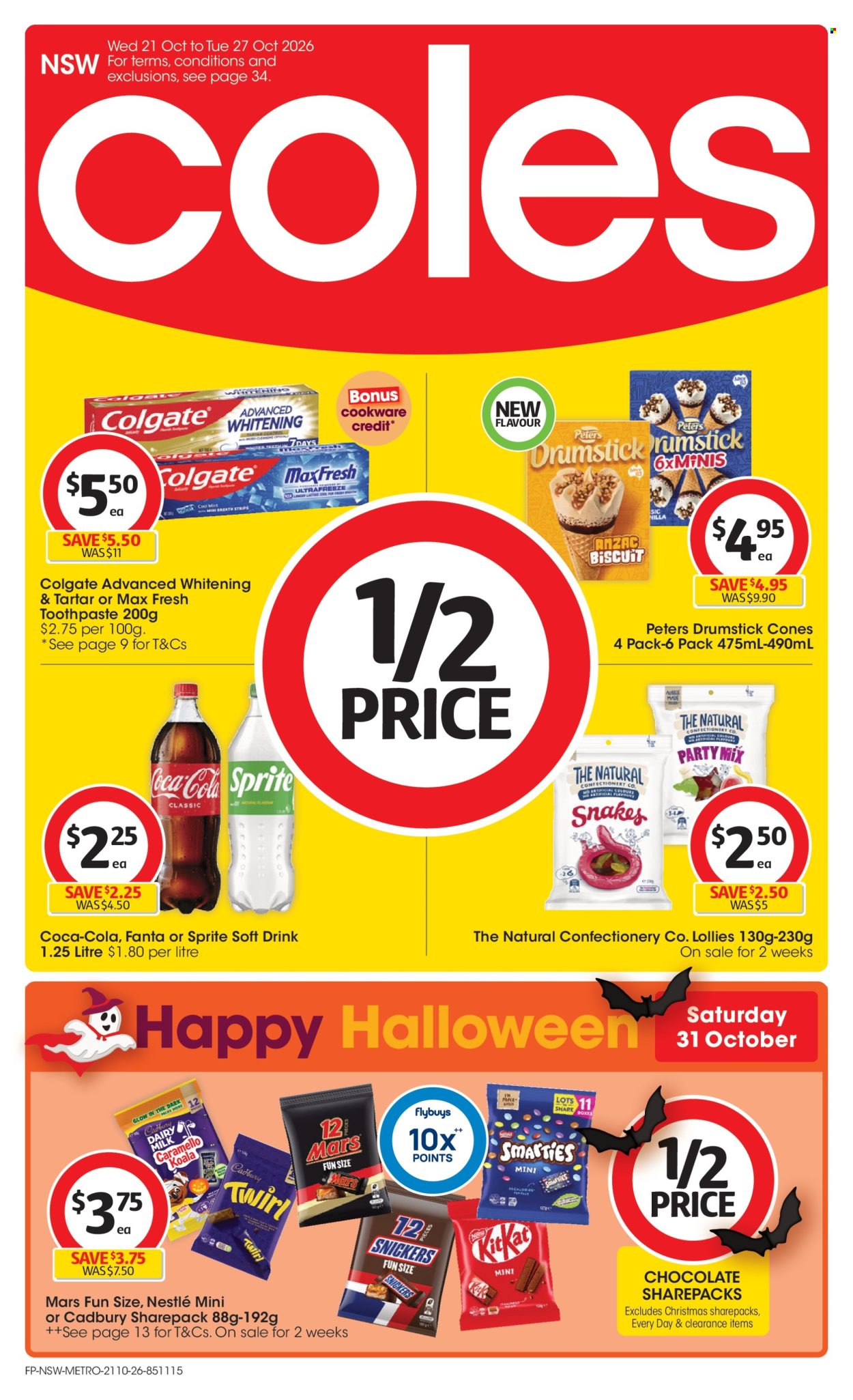Coles catalogue - 21.10.2026 - 27.10.2026. Page 1
