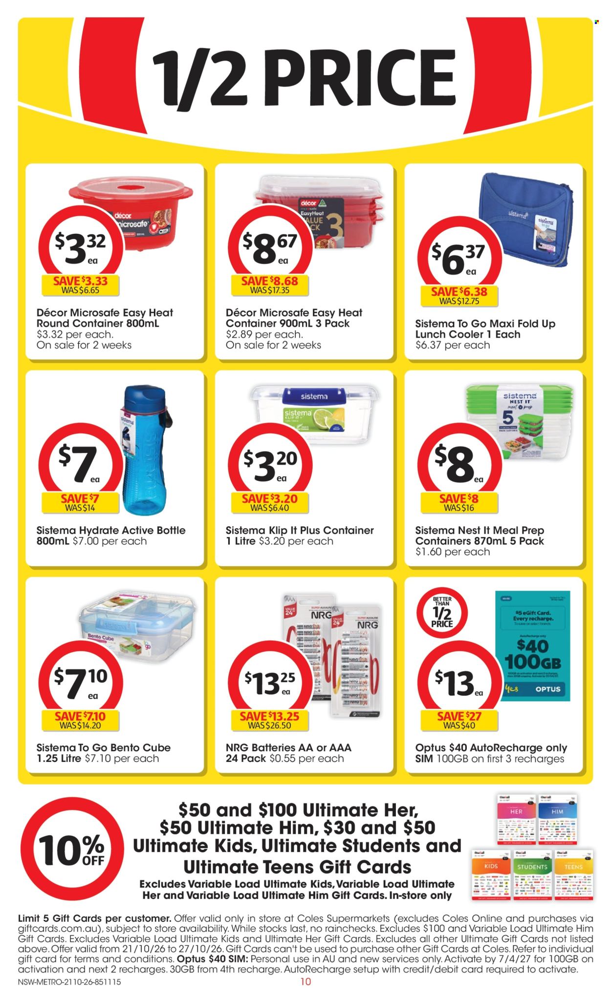Coles catalogue - 21.10.2026 - 27.10.2026. Page 10