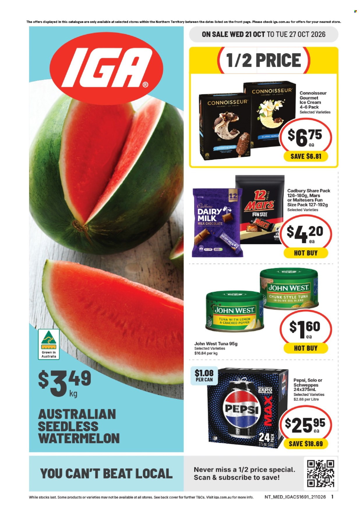 IGA catalogue - 21.10.2026 - 27.10.2026. Page 1