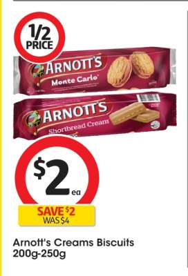 Arnott's Creams Biscuits