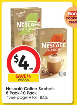 Nescafé Coffee Sachets 8 Pack-10 Pack