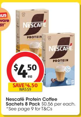 Nescafé Protein Coffee Sachets 8 Pack