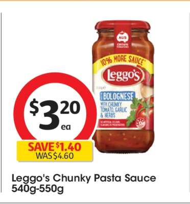 Leggo's Chunky Pasta Sauce