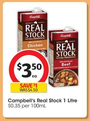 Campbell's Real Stock 1 Litre