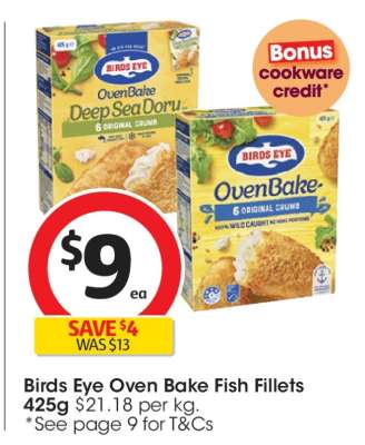 Birds Eye Oven Bake Fish Fillets