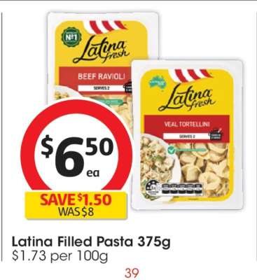 Latina Filled Pasta 375g
