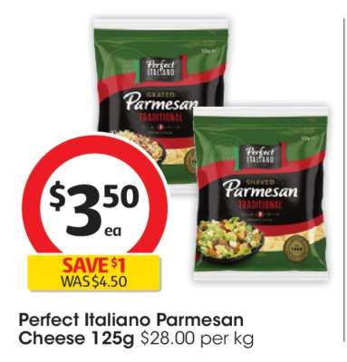 Perfect Italiano Parmesan Cheese 125g
