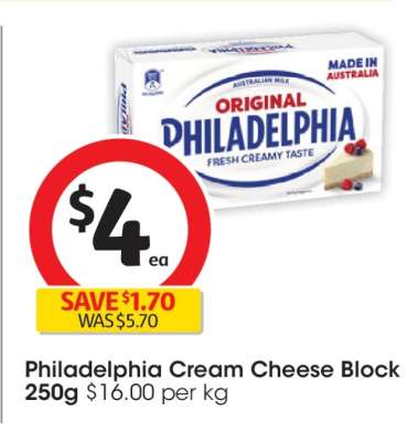 Philadelphia Cream Cheese Block
