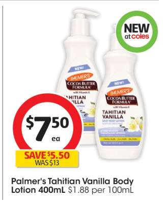 Palmer's Tahitian Vanilla Body Lotion 400mL