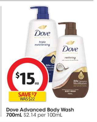 Dove Advanced Body Wash