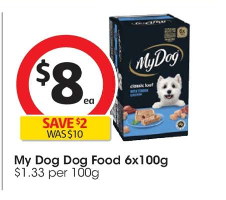 My Dog Dog Food 6x100g
